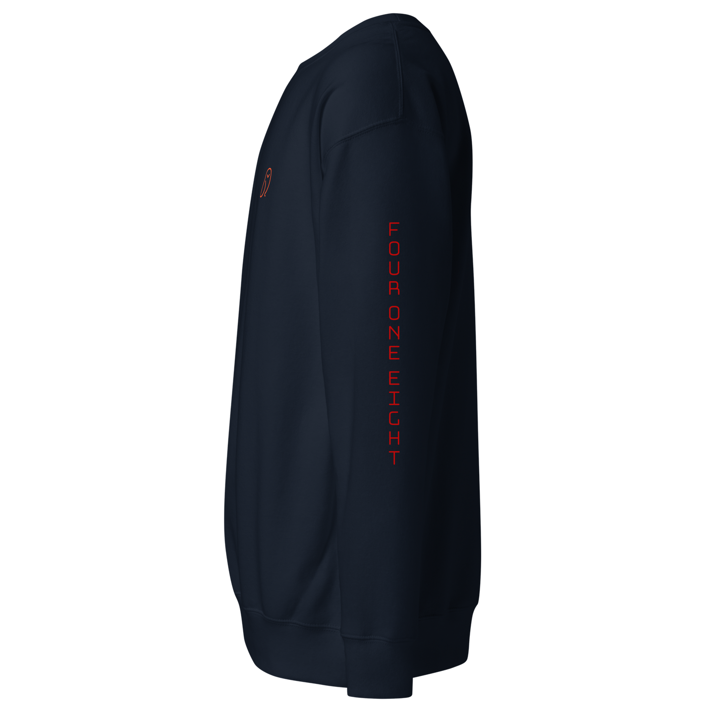 418 Bungee Red Sleave Sweater Navy