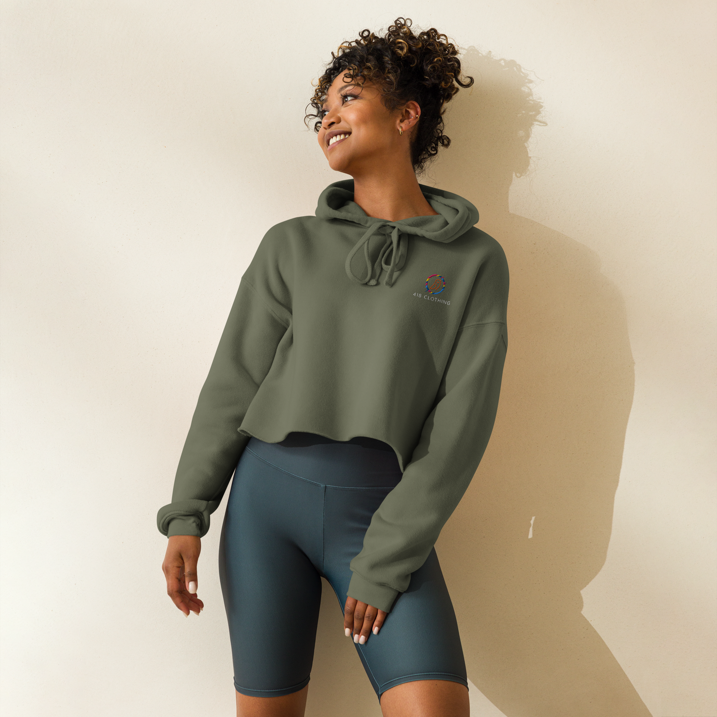 418 Sweat court Geoeer vert militaire