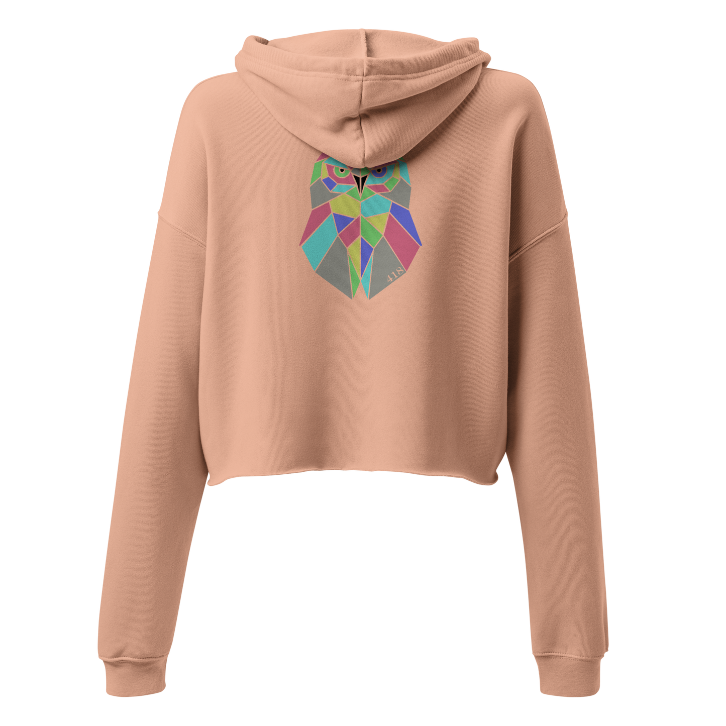 Sweat à capuche court Geowl 418 pêche