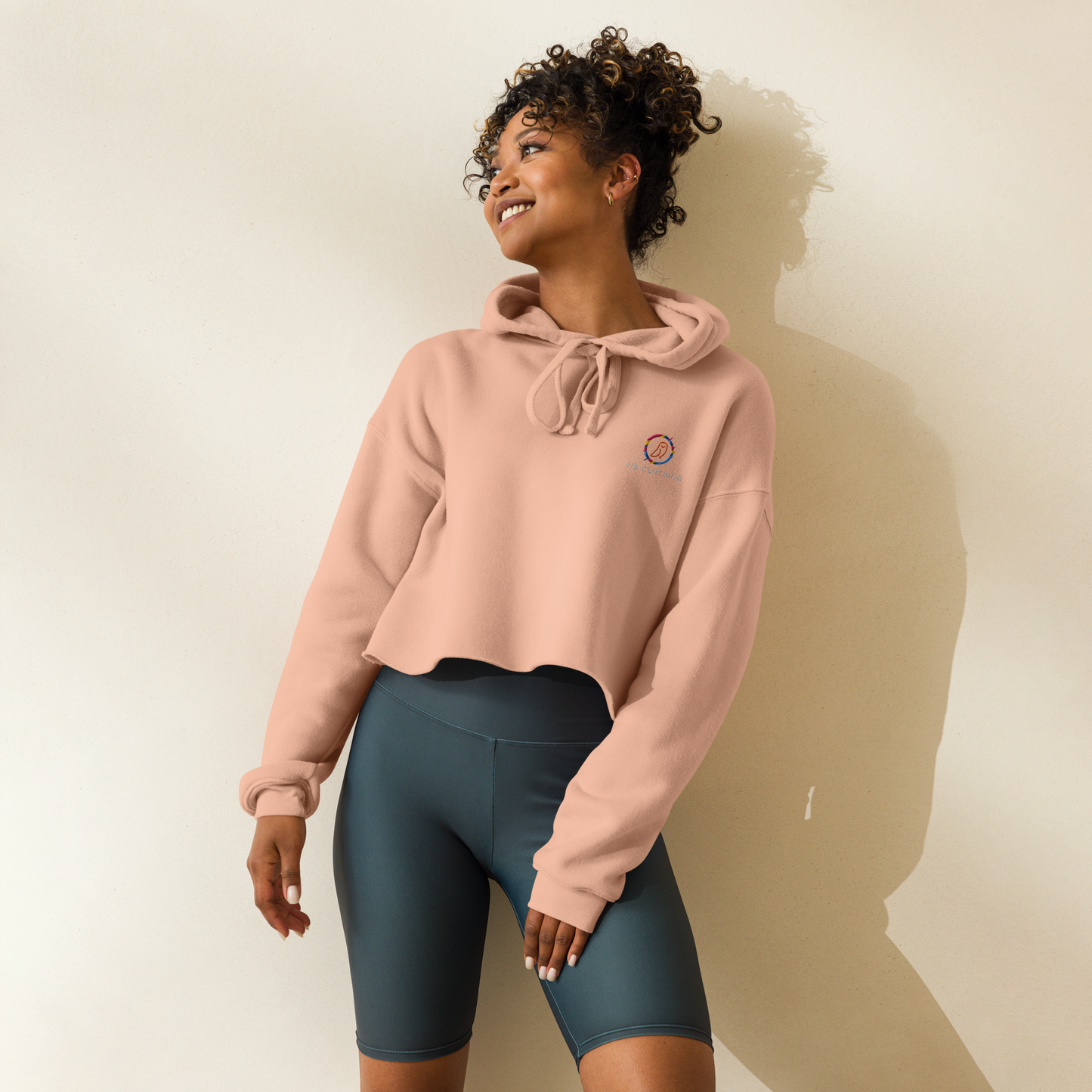 Sweat à capuche court Geowl 418 pêche
